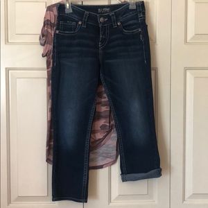 Silver Jean Co. Capri